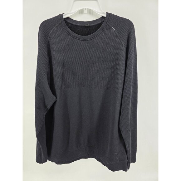 Lululemon Other - Lululemon Black Textured Crewneck Sweatshirt Mens